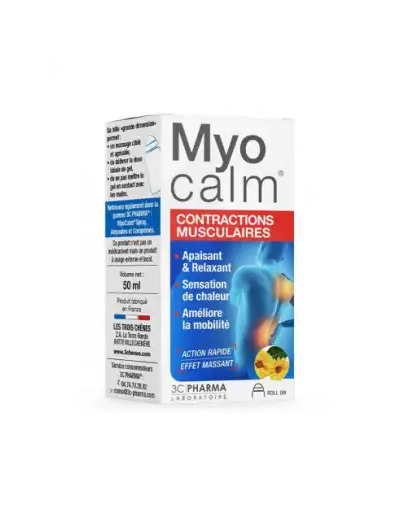 Myocalm Gel Contractions Musculaires Roll-on/50ml