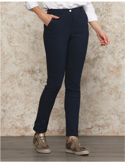 Pantalon bleu fantaisie