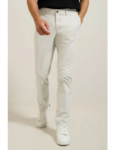 Pantalon chino slim "le parfait by JULES" - Ecru