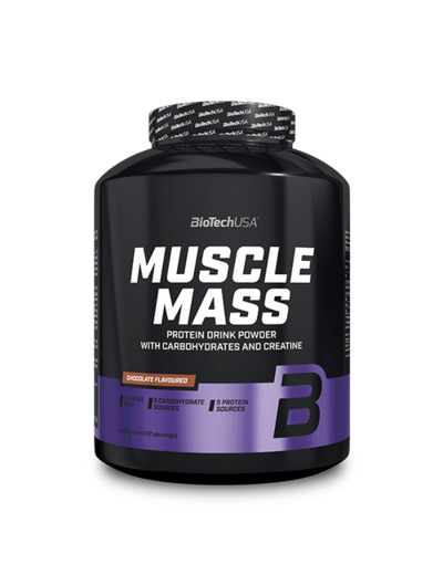 Boisson en poudre Muscle Mass aux hydrates de carbone et aux protéines - 4000 g