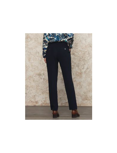 Pantalon chic marine