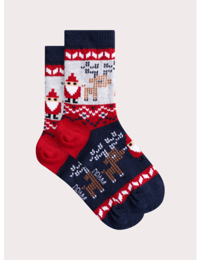 Chaussettes motif noël pour garçon