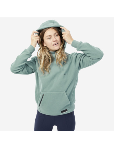 Sweat Polaire de randonnée - MH100 Hoodie - Femme