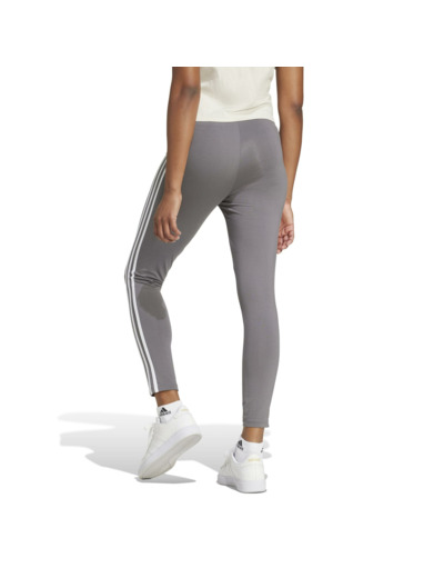 Legging imprimé 3 bandes Adidas femme - gris foncé