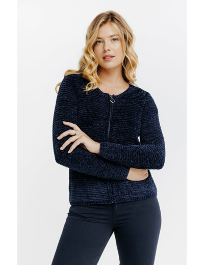 Cardigan Zippé