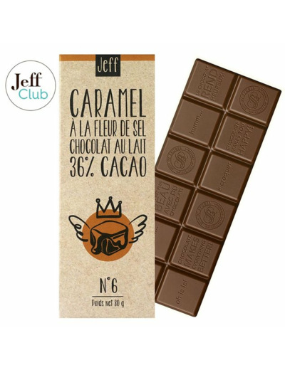 Tablette N°6 Chocolat au lait et caramel