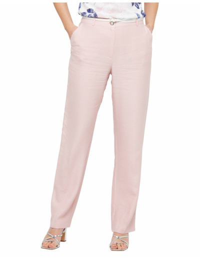 Pantalon chic rose clair