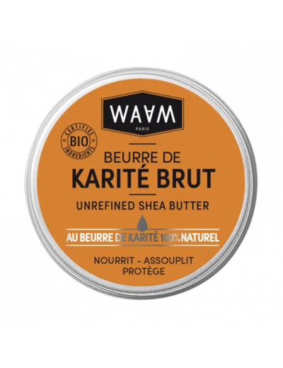 WAAM BEURRE DE KARITE BRUT 100ML