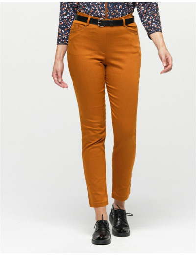 Jegging 7/8e coton ocre