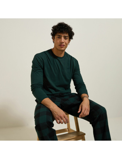 Ensemble pyjama en flanelle - Vert