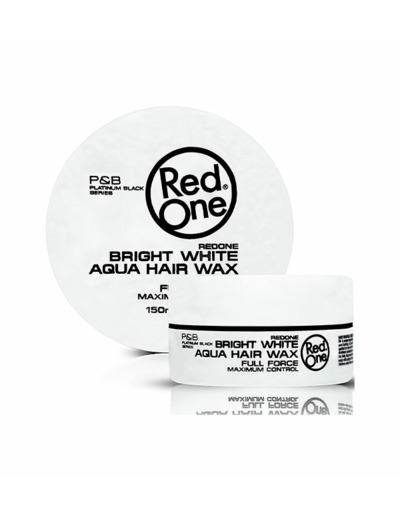 RED ONE Bright white Aqua Hair Wax