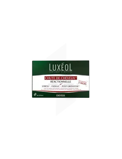 Luxéol Chute De Cheveux Réactionnelle Gélules B/90