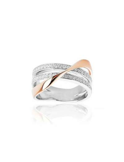 Bague CLEOR en Argent 925/1000 et Oxyde