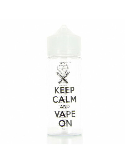 Fiole vide Chubby avec graduation N°01 Keep Calm 120ml DIY'UP