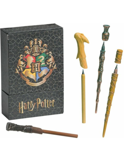 Ensemble De 4 Stylos Harry Potter Maisons