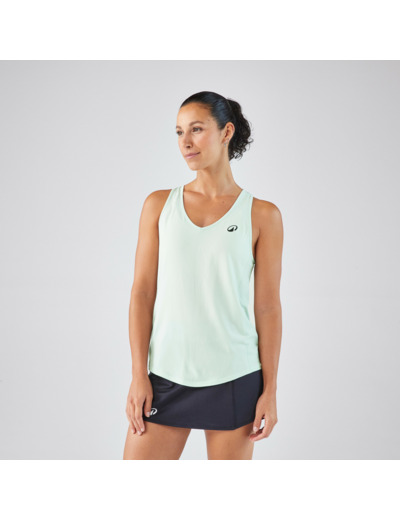 Débardeur tennis dry & light femme - TTK LIGHT F vert clair