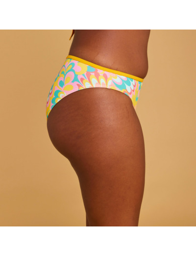 Bas de maillot de bain culotte nina flowy jaune