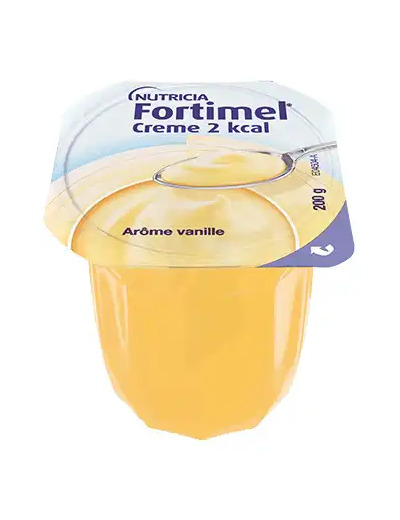 Fortimel Crème 2 Kcal Nutriment Vanille 4 Coupelles/200g