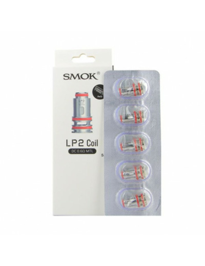 Pack de 5 résistances LP2 DC 0,6ohm Smok