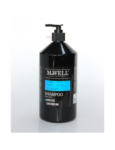 M&WELL SHAMPOO 1000ML GARLIC