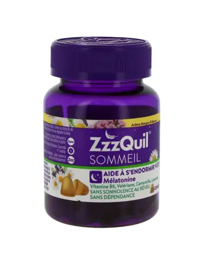 Zzzquil Sommeil Mangue Banane Gommes Pot/30