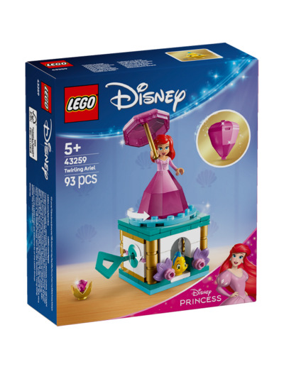 Ariel tournoyante LEGO Disney Princess 43259