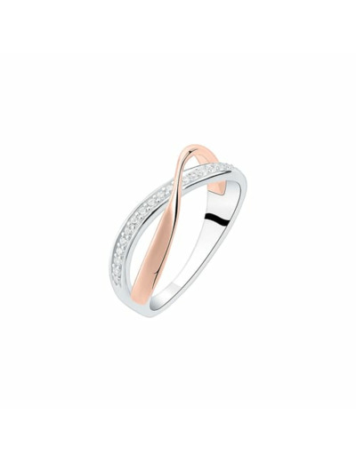 Bague CLEOR en Argent 925/1000 Multicolore et Oxyde