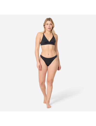 Bas de maillot de bain string Femme - Nais noir