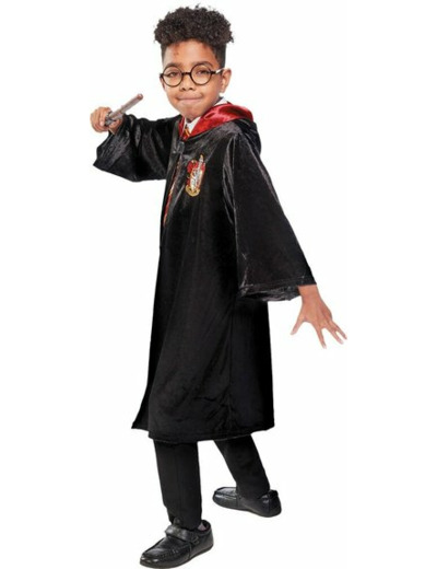 Cape Luxe et baguette Harry Potter - Taille 5-6 ans