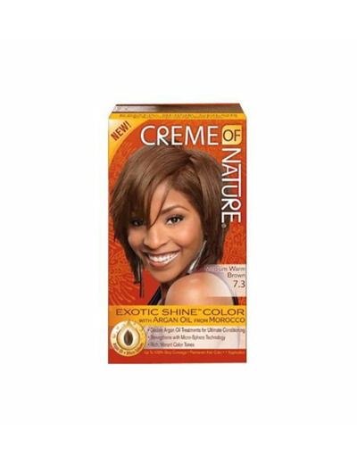 CREME OF NATURE GEL ARGAN MEDIUM WARM BROWN 7.3