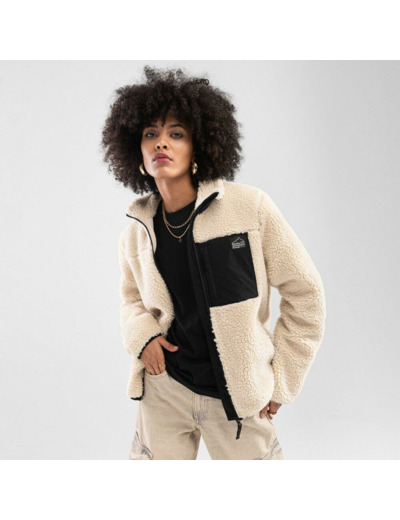 Veste sherpa femme