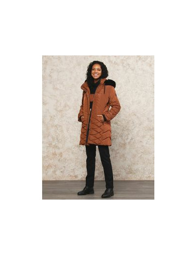 Parkas longue ocre