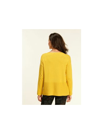 Pull tunique ocre