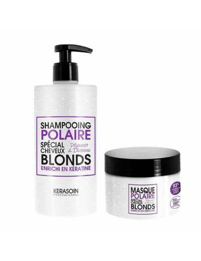 Rituel blond polaire shampooing et masque