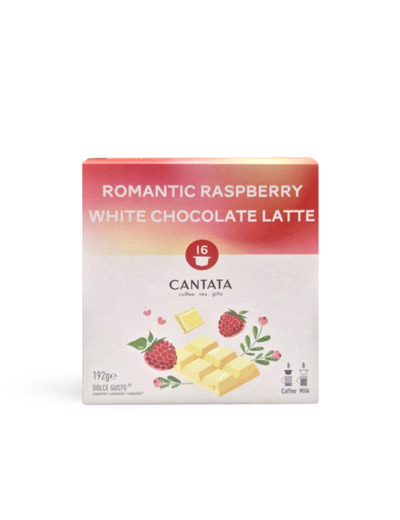 Cafe Romantic Raspberry white chocolate latte Dolce Gusto x16