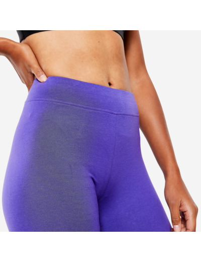 Legging de fitness slim femme, violet royal