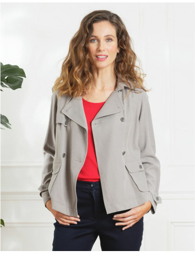 Veste trench beige