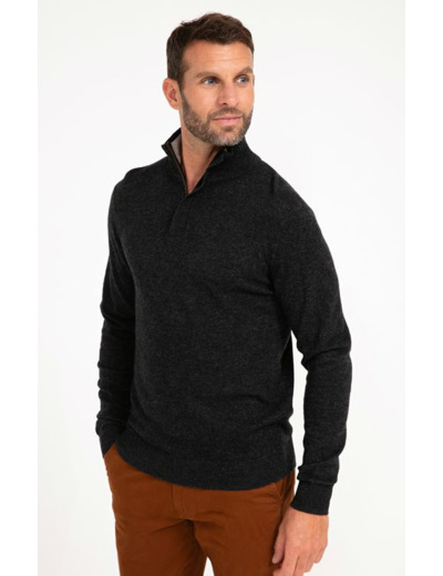 Pull Col Montant Zippé