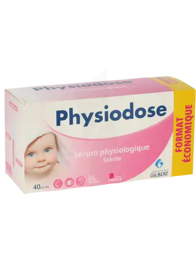 Physiodose Solution Sérum Physiologique 40unidoses/5ml