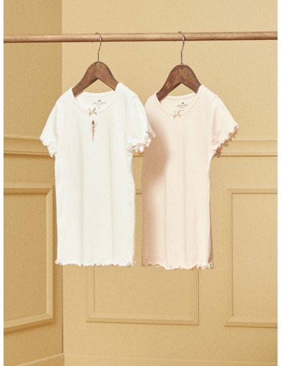 Lot de 2 t-shirts Ballerines