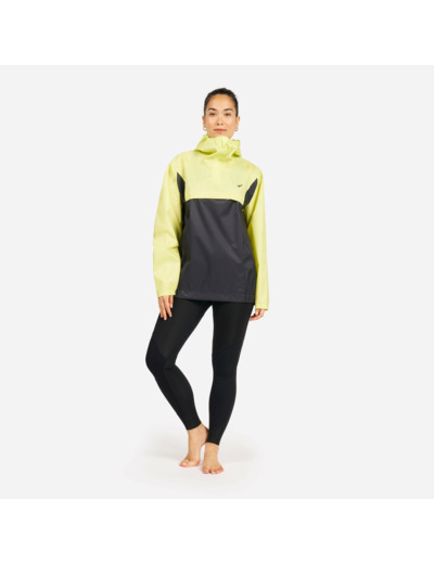 Vareuse coupe-vent de voile et kayak Adulte - 100 jaune citron gris