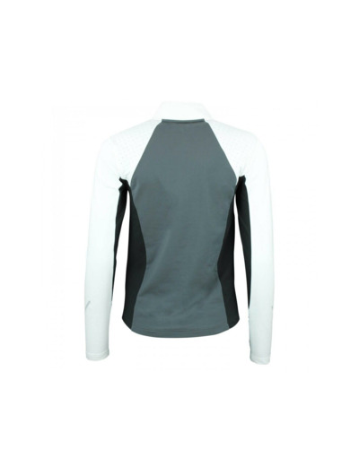 T-shirt 1ere peau avec zip femme Peak Mountain