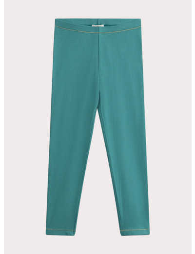 Legging turquoise pour fille