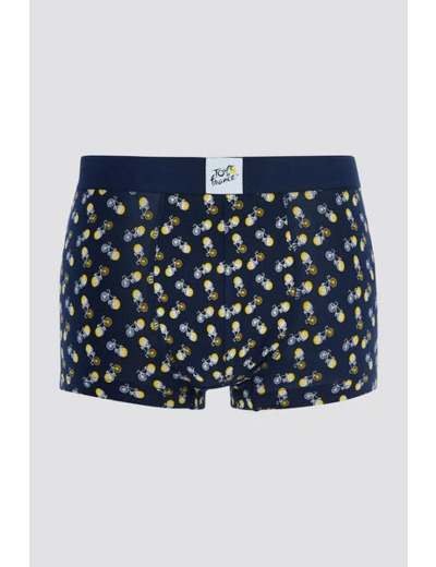 Boxer motif licence Tour de France - Bleu foncé