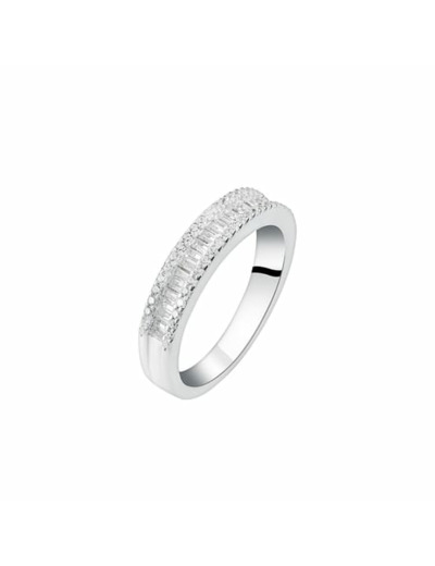 Bague CLEOR en Argent 925/1000 et Oxyde Blanc