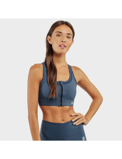 Brassière sport - Maintien élevé Fitness Femme Squat Blue Bleu Denim