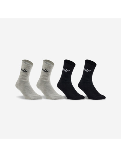 Chaussettes Puma coton hautes - lot de 4