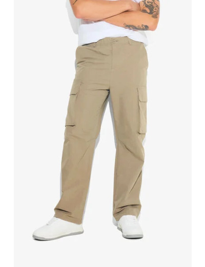 Pantalon cargo large - Beige