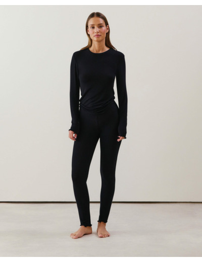 Legging en jersey noir