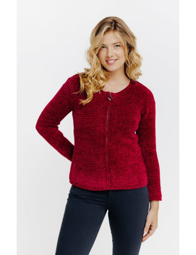 Cardigan Zippé